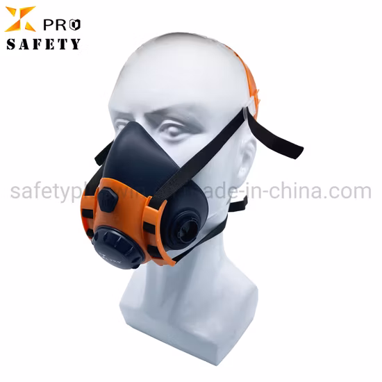 Rubber Silicone Fireman Gas Mask for Breathing Apparatus
