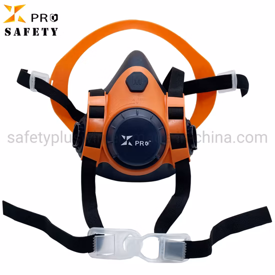Rubber Silicone Fireman Gas Mask for Breathing Apparatus