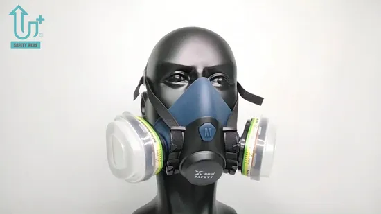 Rubber Silicone Fireman Gas Mask for Breathing Apparatus