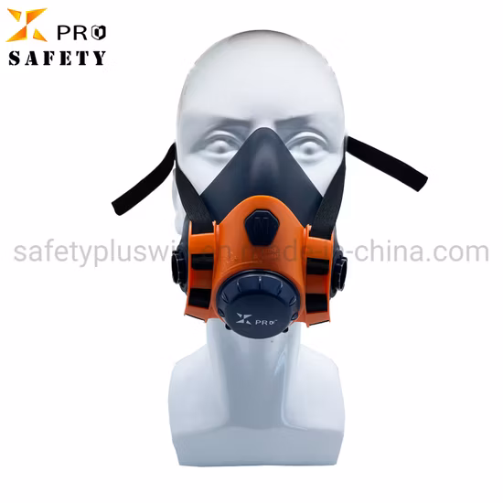 Rubber Silicone Fireman Gas Mask for Breathing Apparatus