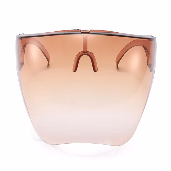 미스트 방풍 안면 보호 바이저, 남성과 여성을 위한 투명 투명한 안면 보호 보호 마스크, 그라데이션 전체 안면 보호 Bl19425